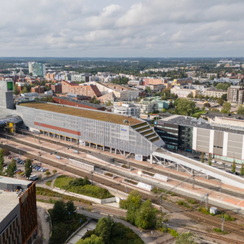 Aerial view to Tikkurila district in Vantaa, Finland photo credit: Istock  