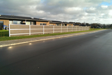 Noise Protection Reduction Fence On Road