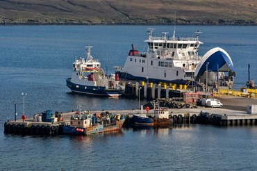 Toft Pier Shetland With Boats CREDIT Keith Morrison