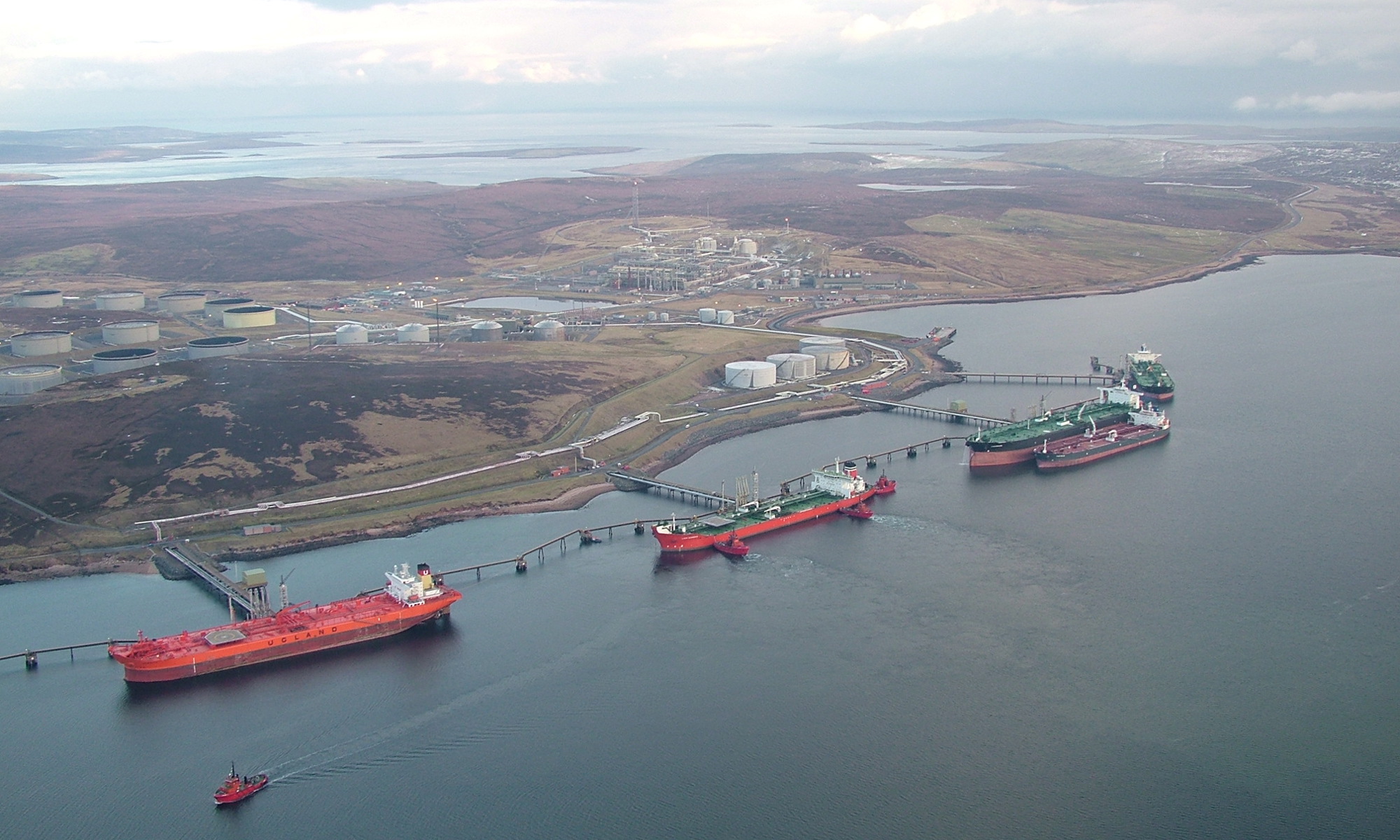 Sullom Blocks Sullom Voe Logo Rare Sullom Voe Terminal Four Billion Barrel