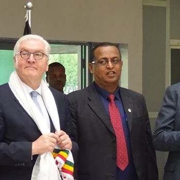 German President visits TVET Institute in Ethiopia