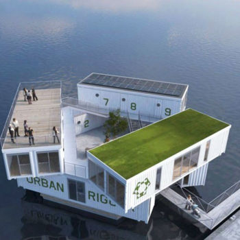 Urban Rigger House In Water (1)