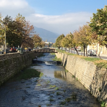 Dragor river in Bitola